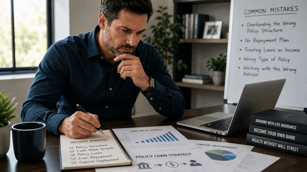 The Most Common Infinite Banking Mistakes High Earners Make — And Why Smart People Keep Making Them